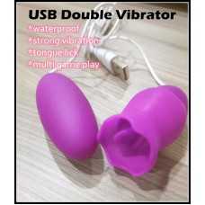USB Powered 10 Speed Double Bullet Vibrating Egg
